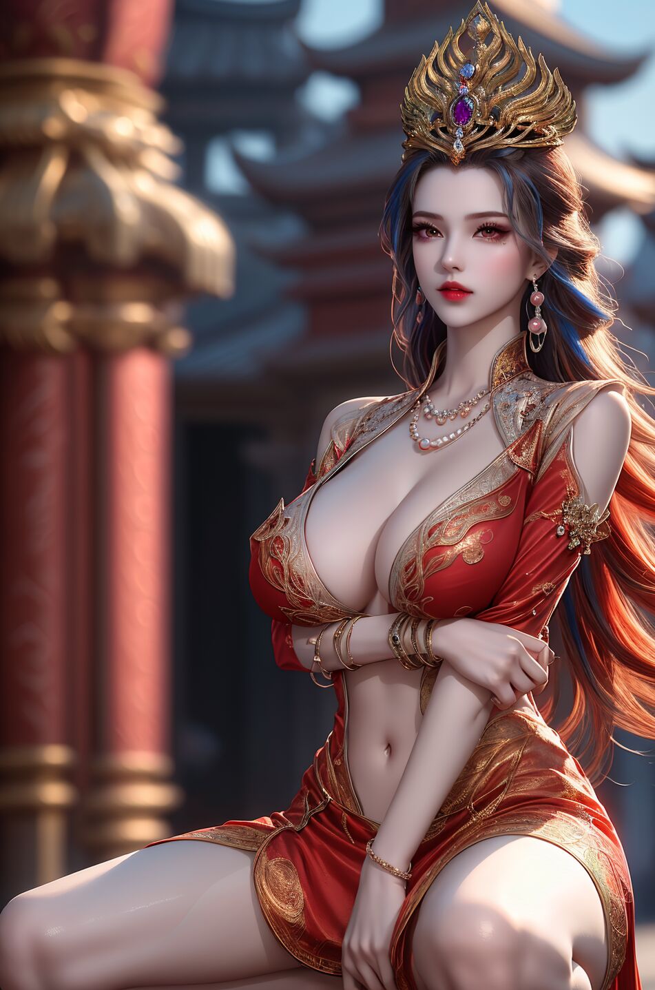 [AI Generated] Douluo Dalu Bibi Dong’s imperial concubine outfit